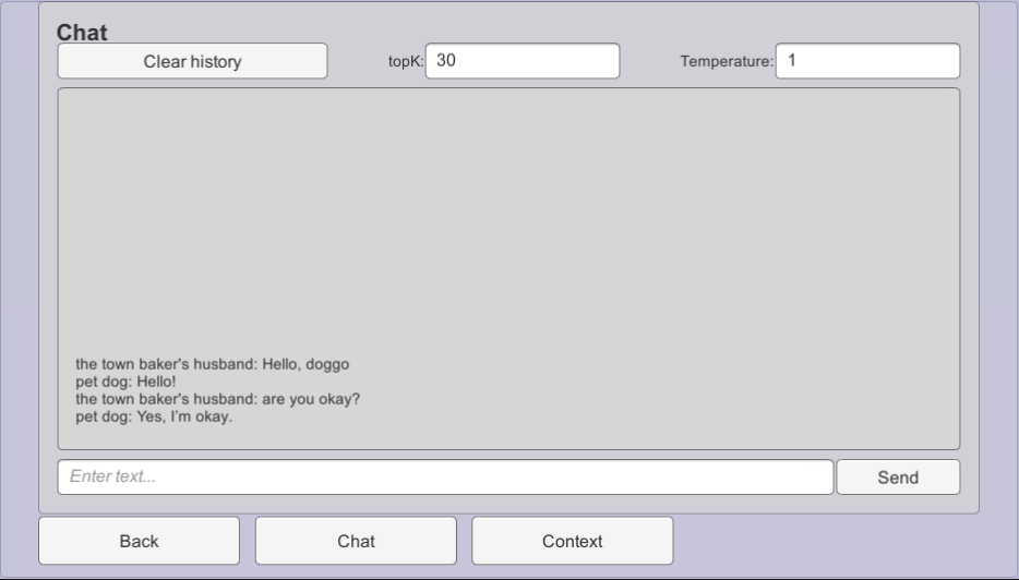 Chatbot chat demo